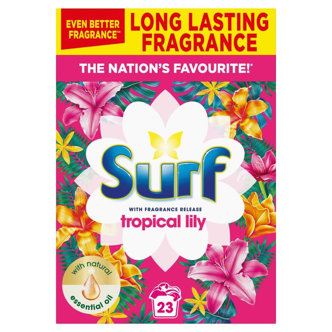 Surf Tropical Lily & Ylang-Ylang Laundry Powder 1.15kg 23 Washes