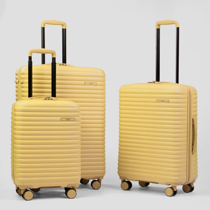 Salisburys Ibiza Hard Shell Suitcase - Yellow