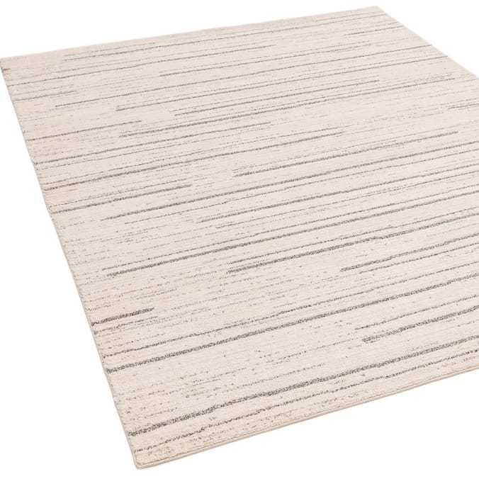 Asiatic Oslo Broken Stripes Rug OS05 - Cream/Grey