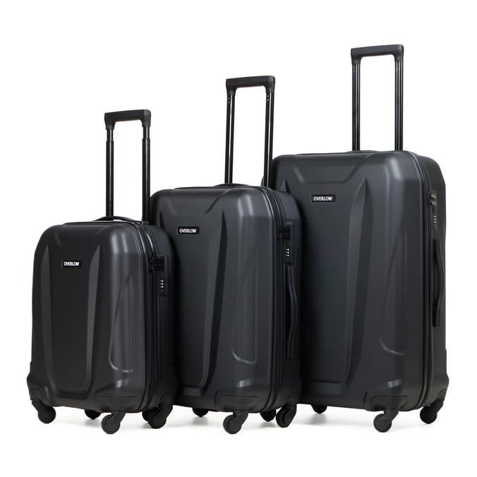 Overlow Suitcase Set Of 3 - Black