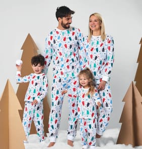  Festive Fun Kids Christmas Tree Pyjama Set