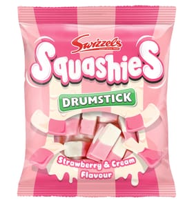 Swizzels Squashies Drumstick Strawberry & Cream Flavour 140g