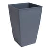 Sienna 55cm Square Planter - Dark Grey