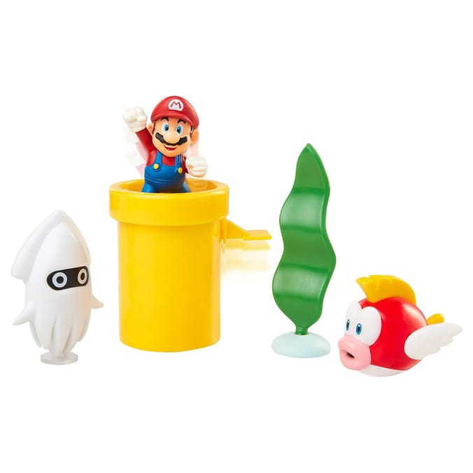 Super Mario 2.5" Diorama Playset - Underwater