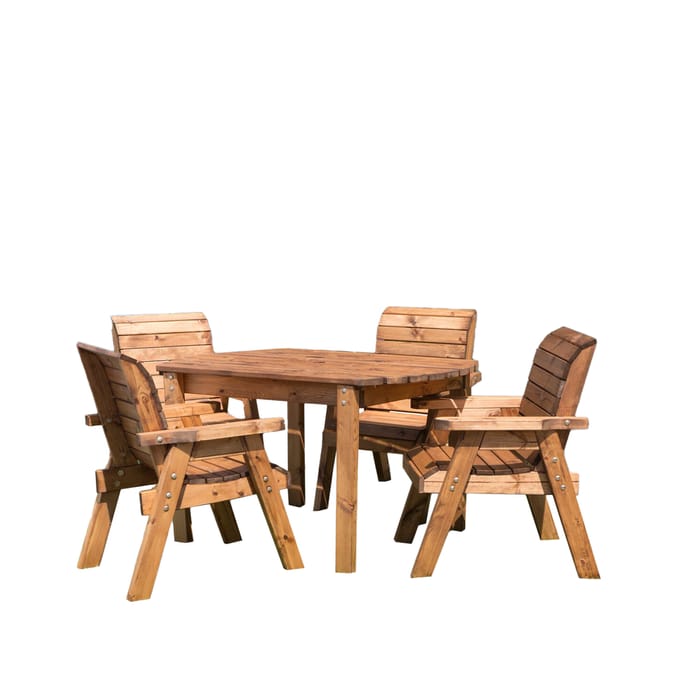 Charles Taylor 4 Seat Rectangular Table Set Home Bargains