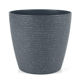 Jardin Thread Plastic Planter 35cm - Grey