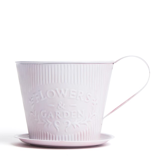 The Outdoor Living Collection Cup & Saucer Planter