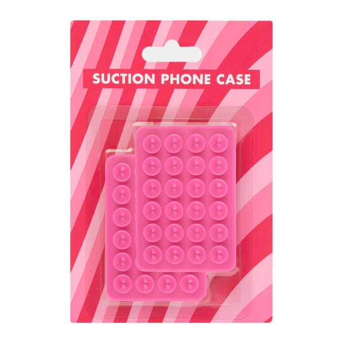 Pink Suction Phone Holder 2 Pack