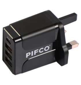 Pifco Fast Charge 4 Port USB Plug