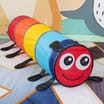 Liberty House Toys Kids Caterpillar Craw Tunnel With 100 Colourful Balls