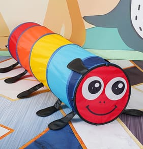 Liberty House Toys Kids Caterpillar Craw Tunnel With 100 Colourful Balls