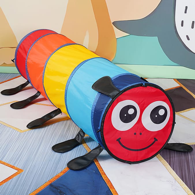 Liberty House Toys Kids Caterpillar Craw Tunnel With 100 Colourful Balls