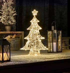 Prestige LED Light-Up Acrylic Tree - Warm White