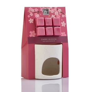 Wickford & Co Wax Melts & Burner Set - Dark Cherry