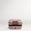 Salisbury Embossed Quilted Shell Suitcase - Pink