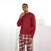 Jeff & Co By Jeff Banks Men's Long Sleeve Top & Long Bottom Pyjama Set