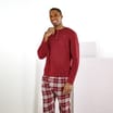 Jeff & Co By Jeff Banks Men's Long Sleeve Top & Long Bottom Pyjama Set