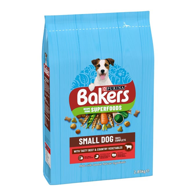 Bakers Small Dog Beef Dry Dog Food 2.85kg