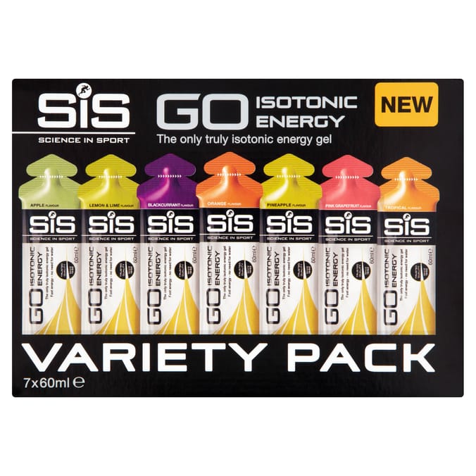 SIS Go Isotonic Energy Gel Variety Pack 7 x 60ml