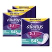 Always Daily Fresh Odour Lock Liners 54s - Normal x4