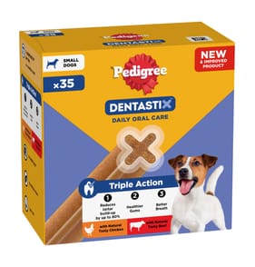 Pedigree Dentastix Daily Dental Chews Small Dog Treat 35s
