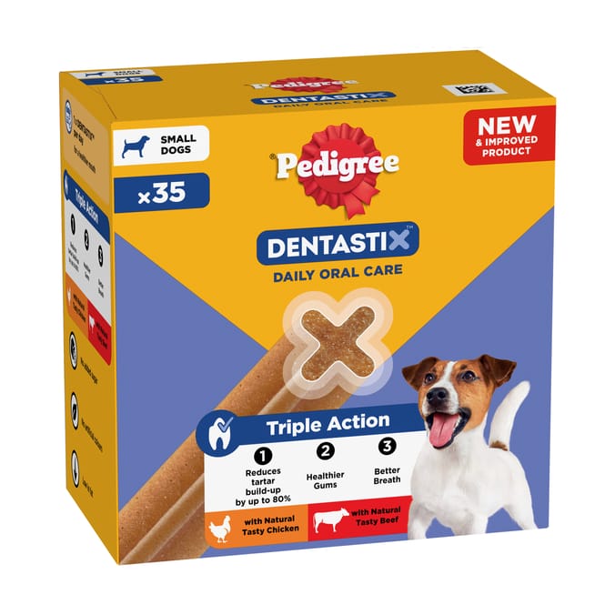 Pedigree Dentastix Daily Dental Chews Small Dog Treat 35s