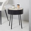 Home Collections Ribbed Storage Side Table