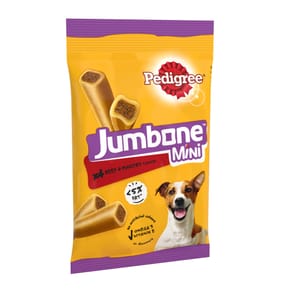 Pedigree Jumbone 4 Chews Mini Adult Small Dog Treats 160g - Beef & Poultry
