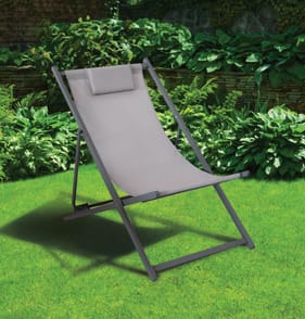 The Outdoor Living Collection Metal Deck Chair