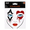 Hallow Scream Face Gem Stickers