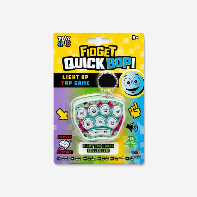 Play Hub Fidget Quick Bop! Light Up Tap Game
