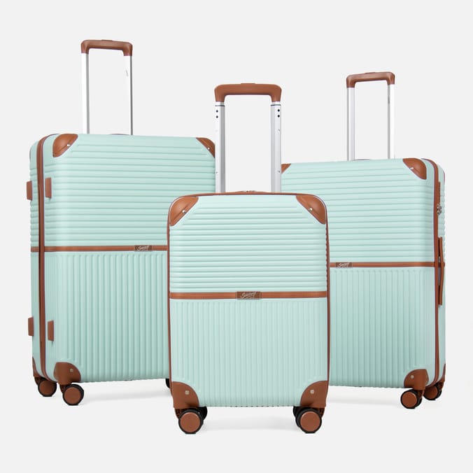 Salisburys Hard Shell Suitcase - Stockholm Mint