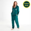 The Polar Express Ladies Pyjamas Green