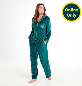 The Polar Express Ladies Pyjamas Green