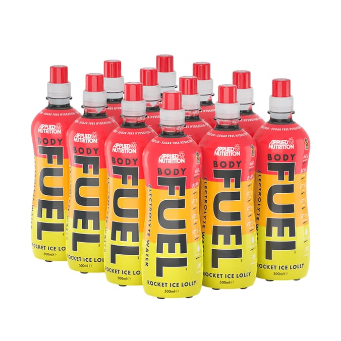 Applied Nutrition Body Fuel Rocket Ice Lolly Electrolyte & Vitamin Water 500ml x 12