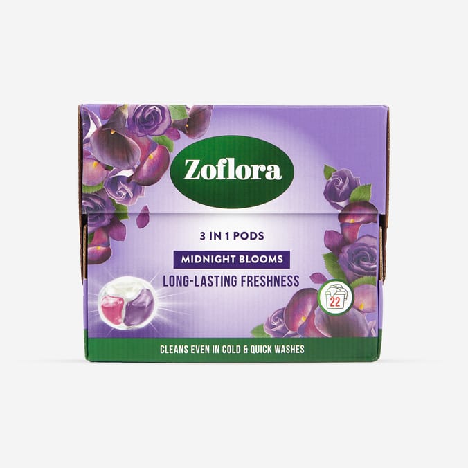 Zoflora 3 In 1 Pods Laundry Capsules 22s - Midnight Blooms