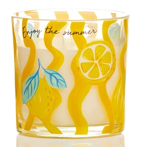 The Outdoor Edit Mediterranean Fragranced Candle - Lemon