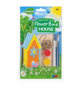 Paint Your Own Flower Birdhouse