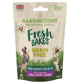 Harringtons Fresh Bakes Training Treats 100g - Chicken Liver