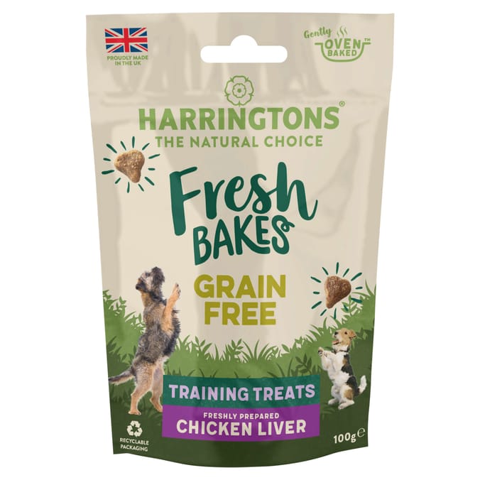 Harringtons Fresh Bakes Training Treats 100g - Chicken Liver