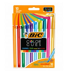 BIC Color Cues Multicolour Pens 10 Pack