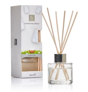  Wickford & Co Scented Reed Diffuser 30ml - Clean Linen