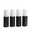 Firefly Rattan Effect Solar Stake Lights - 4 Pack