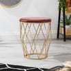 Home Collections Hexagon Metal Footstool
