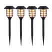 Firefly LED Solar Light Lantern Stake 4 Pack