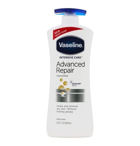 Vaseline Advanced Repair Unscented Body Lotion 600ml