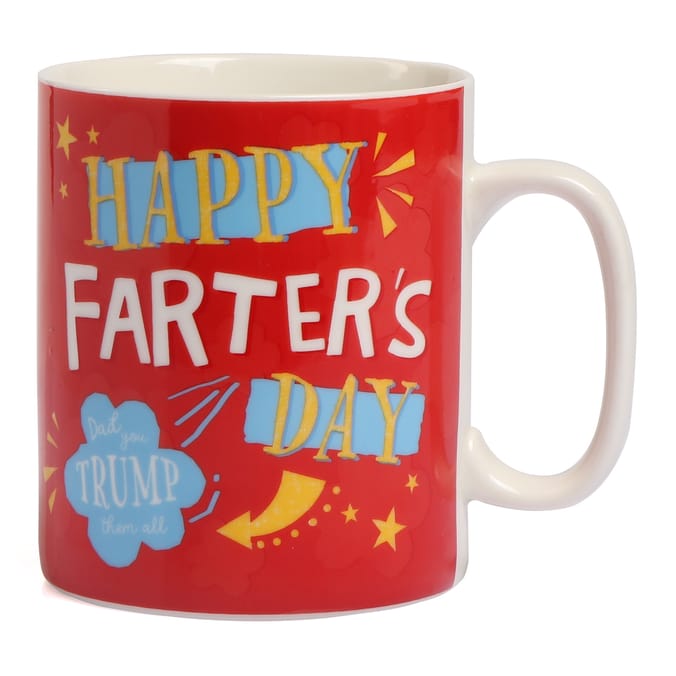 Dad You're A Legend Large Mug - Happy Farter's Day 