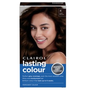 Clairol Lasting Permanent Colour Hair Dye 4 Dark Brown
