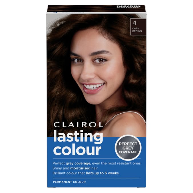 Clairol Lasting Permanent Colour Hair Dye 4 Dark Brown