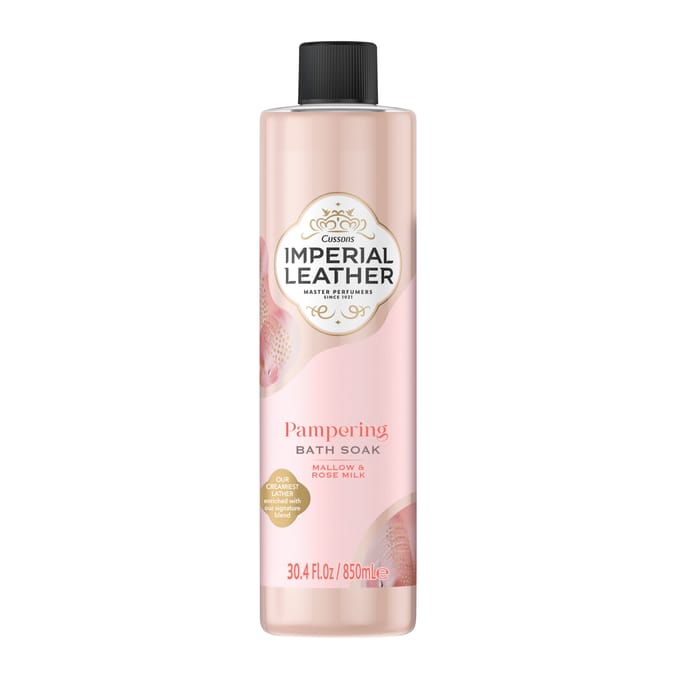 Imperial Leather Mallow & Rose Milk Pampering Bath Soak 850ml